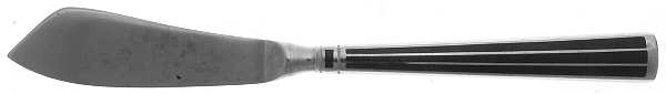 Cloisonne Embassy (Stainless-Cobalt-No Gold) Hollow Handle Master Butter Knife