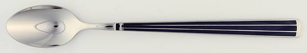 Cloisonne Embassy (Stainless-Cobalt-No Gold) Iced Tea Spoon