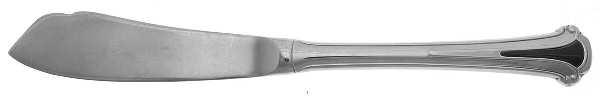Cloisonne Royale (Stainless-Black-No Gold) Hollow Handle Master Butter Knife