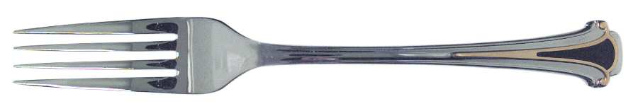 Cloisonne Royale (Stainless-Cobalt-Gold) Fork