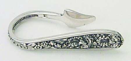 Corsage (Sterling, 1935, No Monogram) Napkin Clip HC