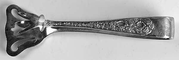 Corsage (Sterling, 1935, No Monogram) Large Ice Serving Tongs