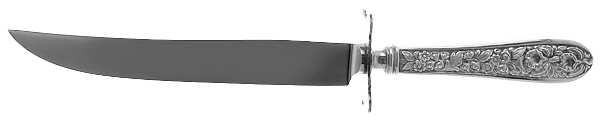 Corsage (Sterling, 1935, No Monogram) Small Steak Carving Knife with Stainless Blade