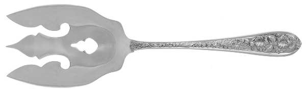 Corsage (Sterling, 1935, No Monogram) Solid Salad Serving Fork