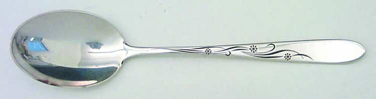 Cynthia-Engraved (Sterling, 1957) Dessert/Oval Soup Spoon