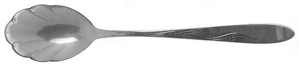 Cynthia-Engraved (Sterling, 1957) Sugar Shell Spoon