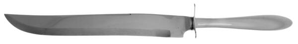 Cynthia-Plain (Sterling, 1957) Large Carving/Roast Knife StnlBl w/Sterling Guard