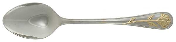 Danae (Stainless, Gold Accent) Place/Oval Soup Spoon