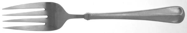 Fairfield (Pewter-Glossy Finish) Large Solid Cold Meat Serving Fork