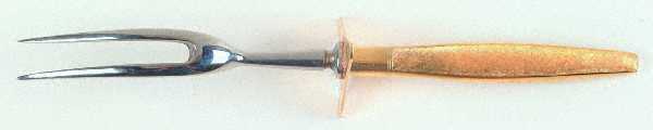 Florentine Golden (Sterling, 1962) Large Stainless-Prong Roast Carving Fork