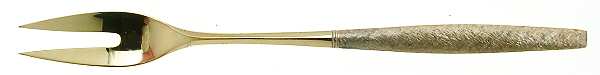 Florentine Golden (Sterling, 1962) Short Handle Pickle/Olive Fork