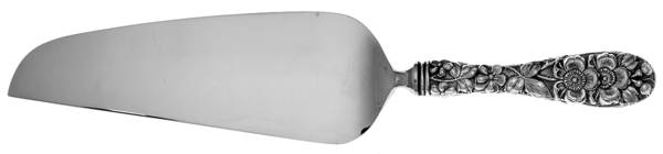 Forget-Me-Not (Sterling, 1910) Pie & Cake Server with Stainless Blade