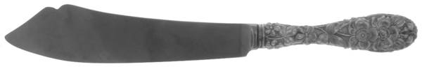 Forget-Me-Not (Sterling, 1910) Cake Slicer with Stainless Blade