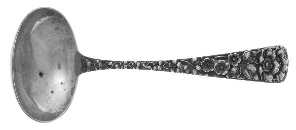Forget-Me-Not (Sterling, 1910) Solid Gravy Ladle