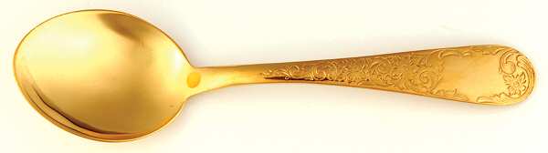 Golden Old Maryland Engraved (Sterling) Straight Handle Baby Spoon