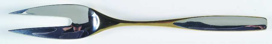 Golden Selene (Sterling, 1975) Large Solid Cold Meat Serving Fork