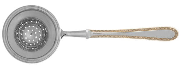 Golden Winslow (Sterling, 1850) Tea Strainer Overcup Serving-Stainless Bowl HC