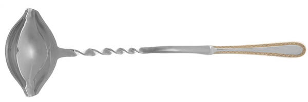 Golden Winslow (Sterling, 1850) Punch Ladle with Stainless Bowl HC