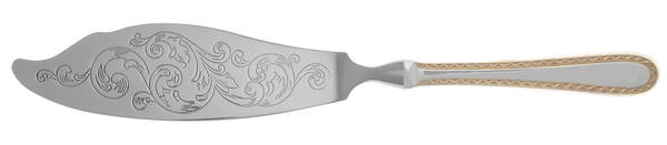 Golden Winslow (Sterling, 1850) Fish Serving Knife with Stainless Blade HC