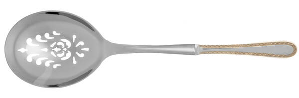 Golden Winslow (Sterling, 1850) Casserole Spoon with Pierced Stainless Bowl HC