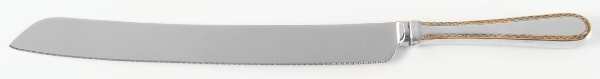 Golden Winslow (Sterling, 1850) Wedding Cake Knife with Stainless Blade