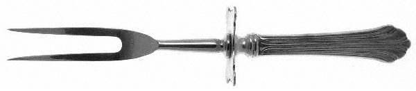 Homewood (Sterling, 1938, No Monograms) Large Stainless-Prong Roast Carving Fork