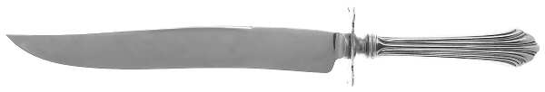 Homewood (Sterling, 1938, No Monograms) Large Stainless Blade Roast Carving Knife