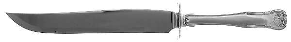 King (Sterling, 1825) Small Carving Knife W/Sterling Guard