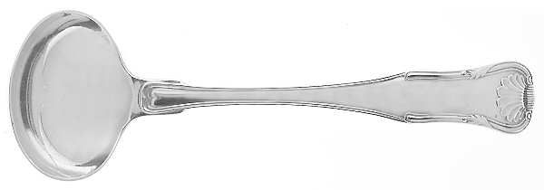 King (Sterling, 1825) Solid Gravy Ladle