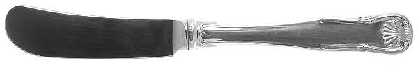 King (Sterling, 1825) Butter Spreader Hollow Hdl-Paddle/Stainless Blade