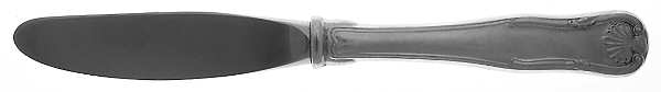 King (Sterling, 1825) Modern Hollow Butter Spreader (Stainless)