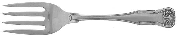 King (Sterling, 1825) Baby Fork