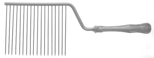 King (Sterling, 1825) Cake Breaker with Silverplate Prongs