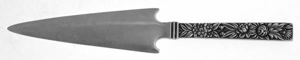 Repousse (Sterling, 1828) Medium Paper Cutter Solid Piece with Square Tip