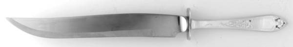 Lady Claire-Hand Engraved (Sterling, 1925) Knife-Carv/Lg-Stnbl/Roast Sterling Guard