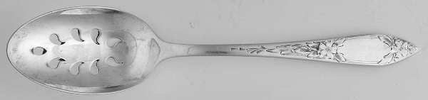 Lady Claire-Hand Engraved (Sterling, 1925) Pierced Tablespoon (Serving Spoon) CM