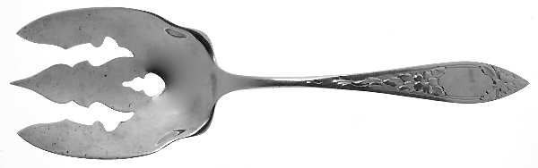 Lady Claire-Hand Engraved (Sterling, 1925) Solid Salad Serving Fork