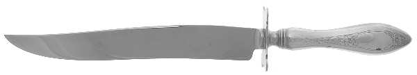 Lady Claire-Hand Engraved (Sterling, 1925) Small Carving Knife W/Sterling Guard