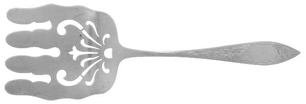 Lady Claire-Hand Engraved (Sterling, 1925) Large Solid Asparagus Serving Fork