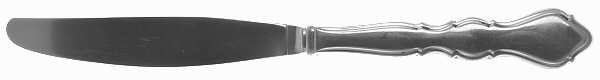 Litchfield (Pewter, Satin Handle, Glossy Bowl) Modern Hollow Knife