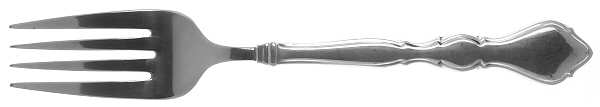 Litchfield (Pewter, Satin Handle, Glossy Bowl) Individual Salad Fork