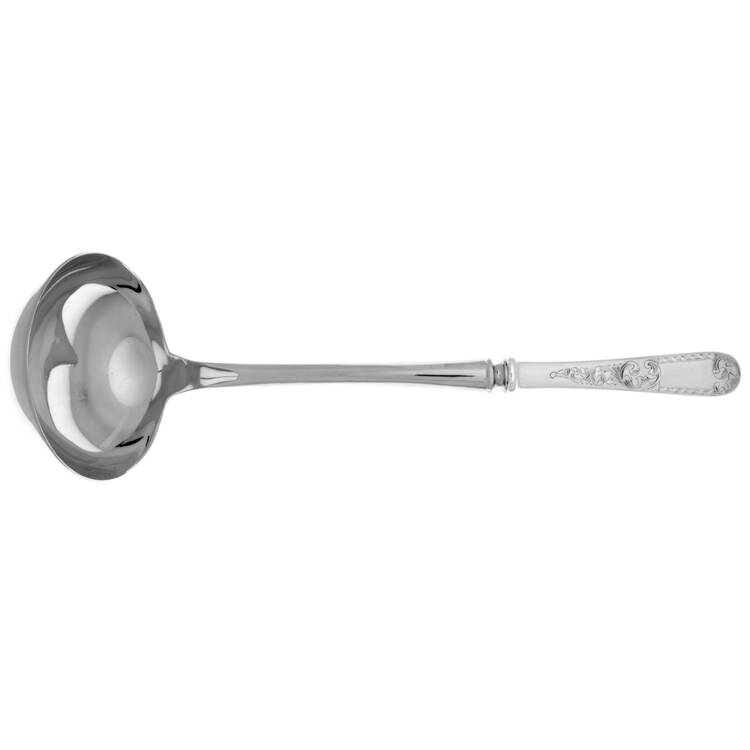 Mayflower (Sterling, 1846) Soup Ladle with Stainless Bowl HC