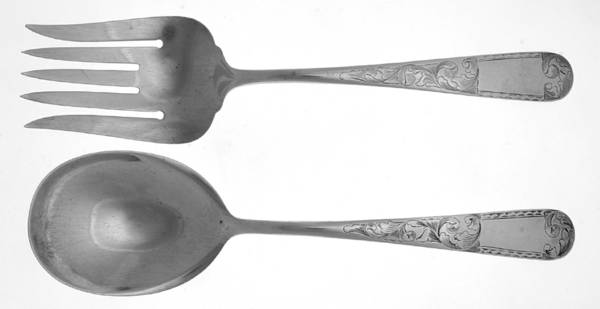Mayflower (Sterling, 1846) (2 Pc) Solid Salad Set