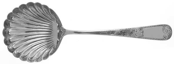 Mayflower (Sterling, 1846) Large Solid Shell Berry/Casserole Spoon