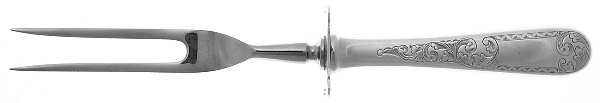 Mayflower (Sterling, 1846) Small Carving Fork W/Sterling Guard