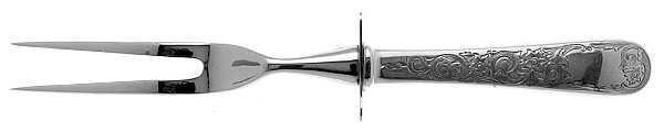 Mayflower (Sterling, 1846) Small Steak Carving Fork with Stainless Prongs