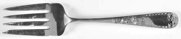 Mayflower (Sterling, 1846) Medium Solid Cold Meat Serving Fork