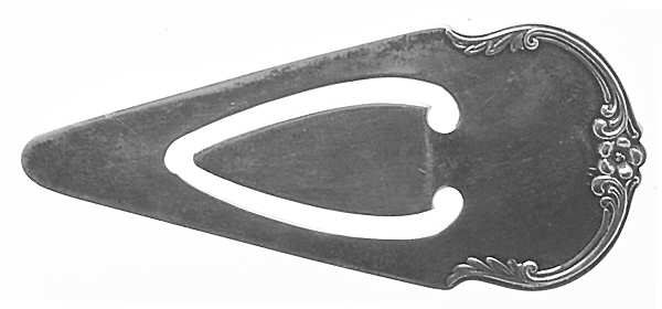 Sterling Hollowware Book Mark