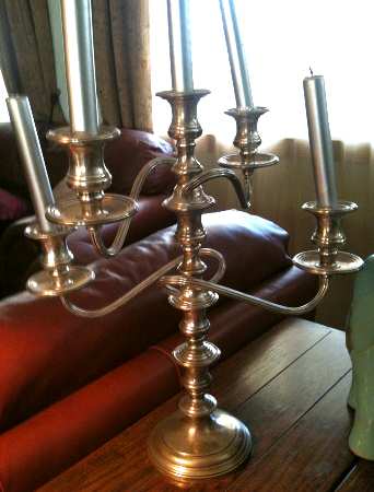 Sterling Hollowware Large 5-Light Candelabra