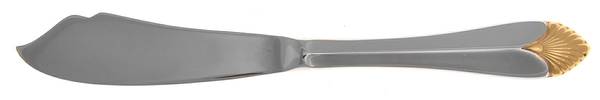 Morning Glow Gold (Stainless, Gold Accent) Hollow Handle Master Butter Knife
